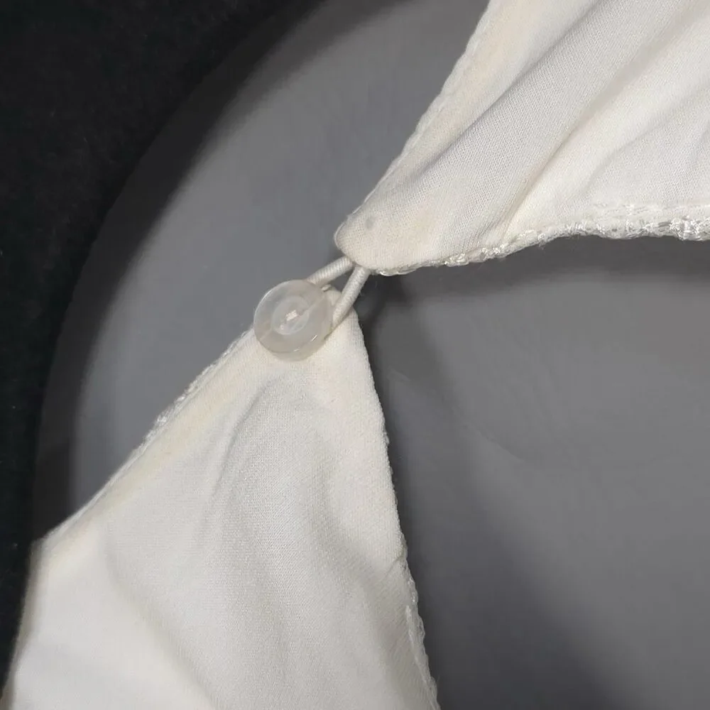 MISHA COLLECTION Size US‎ 2 Natasha Mini Dress Milk Long Sleeve Open Back Sexy - Picture 11 of 15